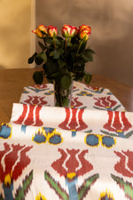 IKAT TABLE RUNNER - The Reds and the Pinks