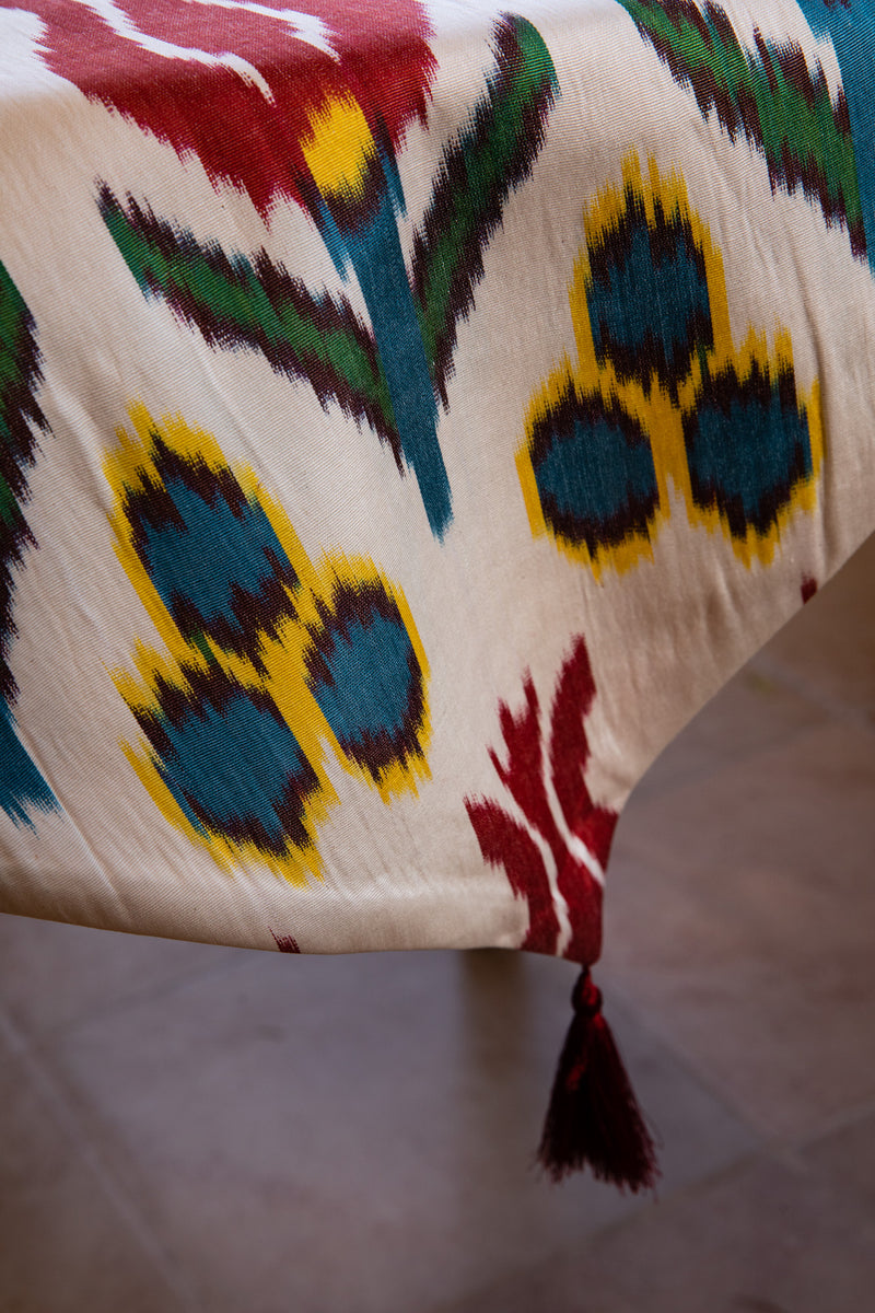 IKAT TABLE RUNNER - The Reds and the Pinks