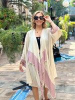 LINEN BLEND KIMONO-DERVISH