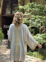 LINEN BLEND KIMONO-DERVISH