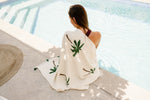 COTTON BEACH TOWEL- THE PALM