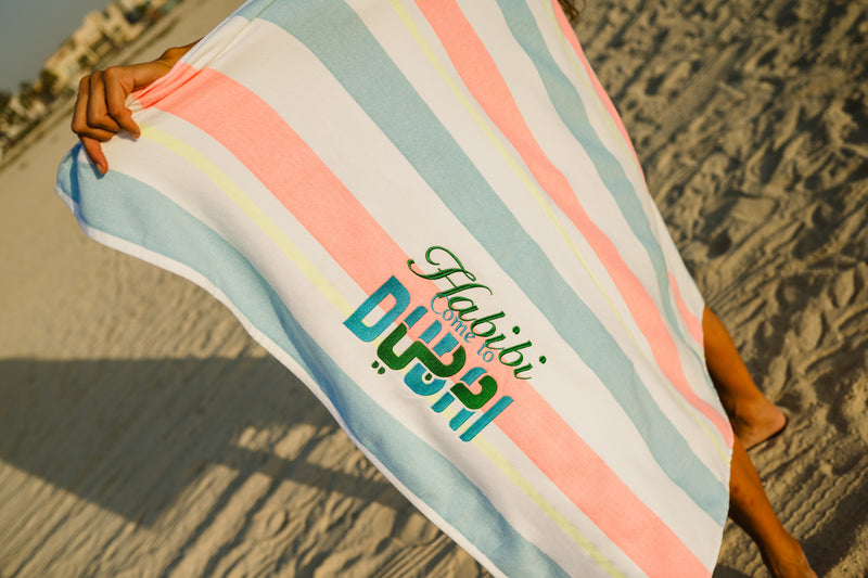 BEACH DAYS- UNIQUE TOWELS WITH EMBROIDERY