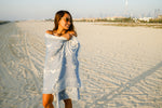 COTTON BEACH TOWEL- EYE LOVE YOU