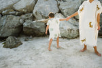 KIDS COTTON BEACH PONCHOS- TURTLE