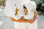 KIDS COTTON BEACH PONCHOS- TURTLE