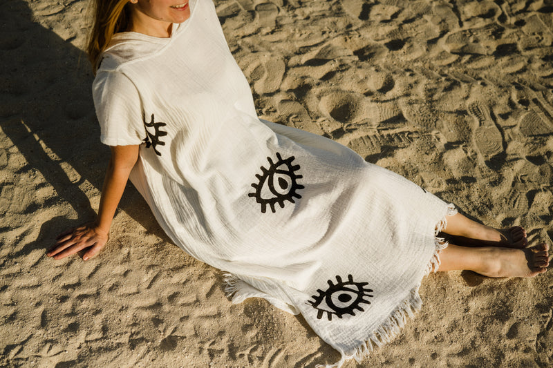 BEACHWEAR PONCHO- AURA