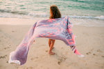 COTTON BEACH TOWEL - CORAL SHOAL SERENITY