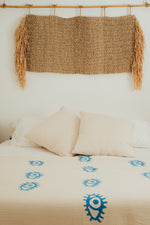 COTTON BLANKET-BLUE EYE