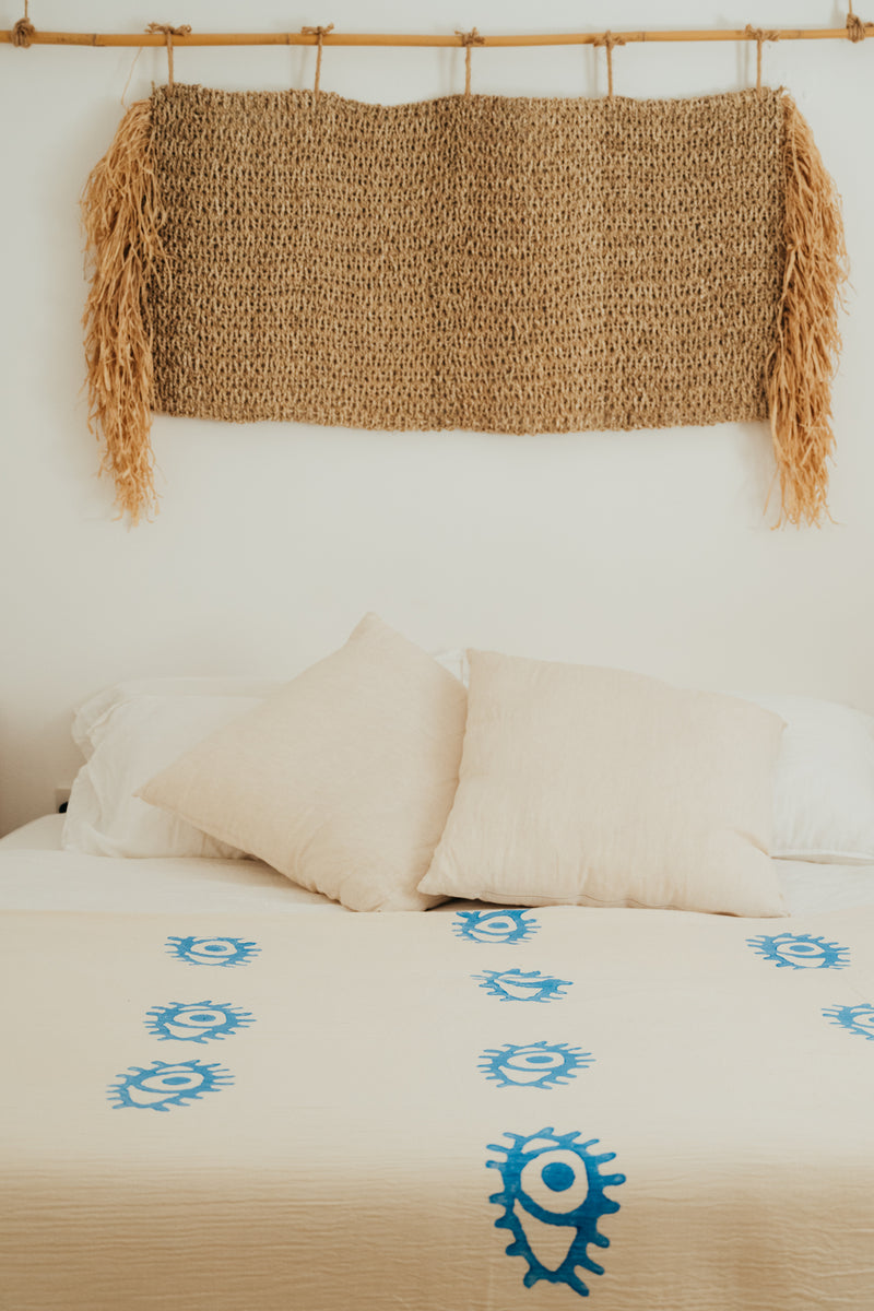 COTTON BLANKET-BLUE EYE