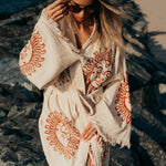 COTTON KAFTAN-THE SUN