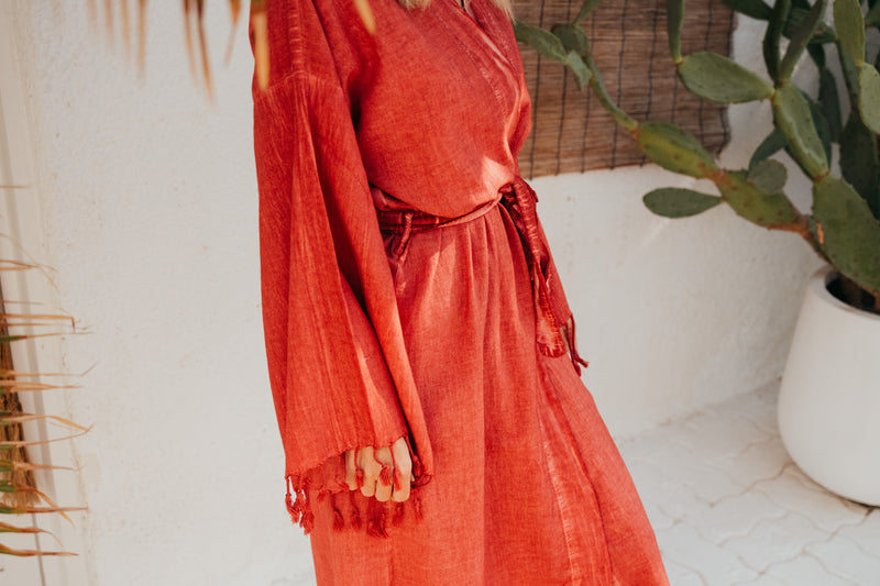 COTTON KAFTANS - STONE WASHED KAFTAN