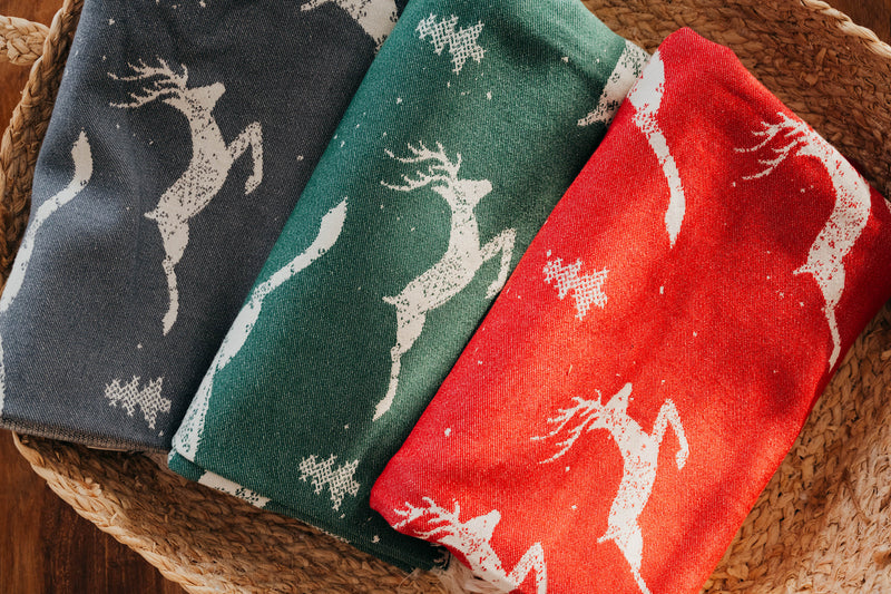 COTTON SOFA BLANKETS- CHRISTMAS DEERS