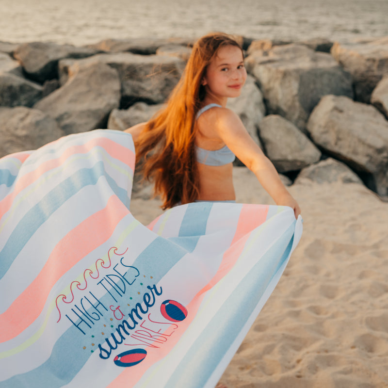 BEACH DAYS- UNIQUE TOWELS WITH EMBROIDERY