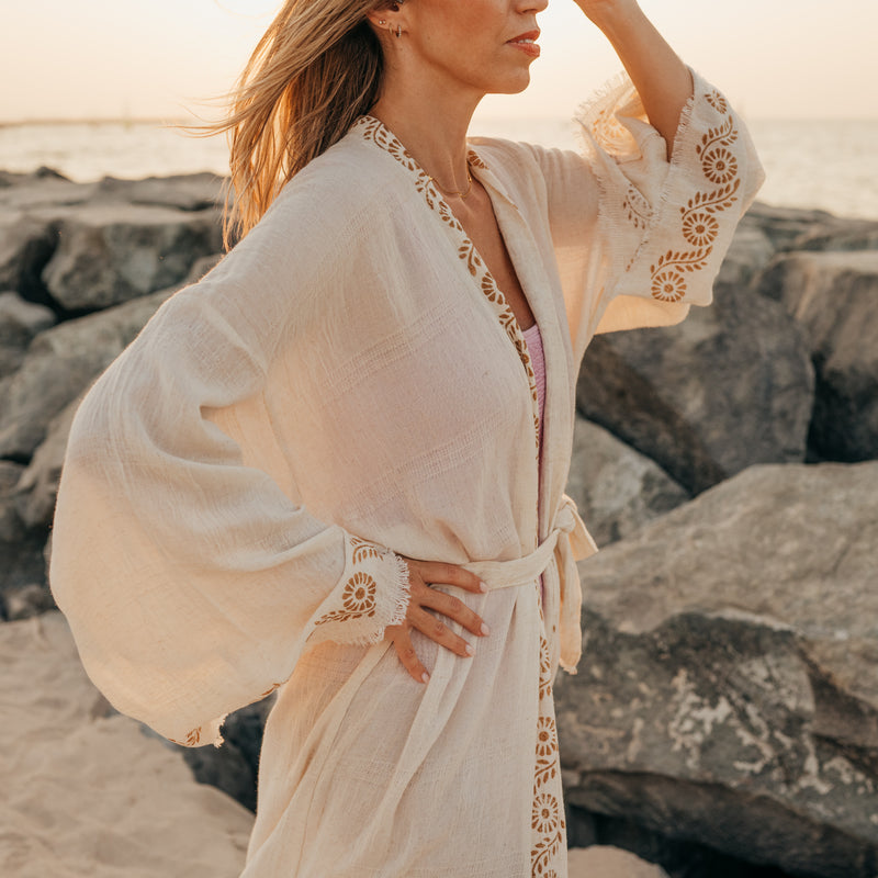 LINEN KAFTAN-HESTIA