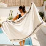 COTTON BEACH TOWEL- ATHENS