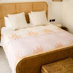 COTTON BEDSPREAD- DREAMING OF CORALS