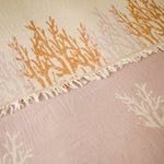 COTTON BEDSPREAD- DREAMING OF CORALS