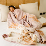 COTTON BEDSPREAD- DREAMING OF CORALS