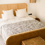 MUSLIN  BEDSPREAD- HARVEST