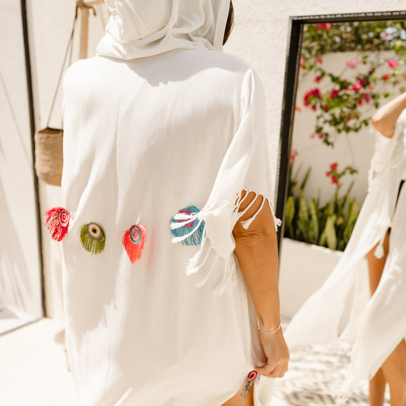 BAMBOO BEACHWEAR- PEACOCK