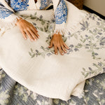 MUSLIN  BEDSPREAD-  BEGOUNVILLA