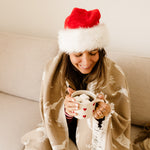 COTTON SOFA BLANKETS- CHRISTMAS DEERS