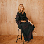 LINEN BLEND KAFTAN- BLOOM