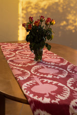 IKAT TABLE RUNNER - The Reds and the Pinks