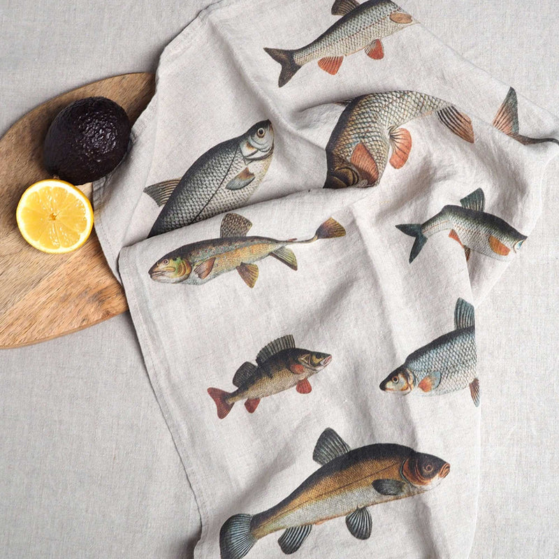 KITCHEN TOWEL - FISH FISH