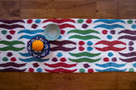 IKAT TABLE RUNNER - The Reds and the Pinks