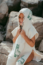 KIDS COTTON BEACH PONCHOS- ILAMAS