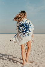 COTTON BEACH TOWEL - ANATOLIAN SUN DESIGN