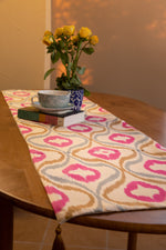 IKAT TABLE RUNNER - The Reds and the Pinks